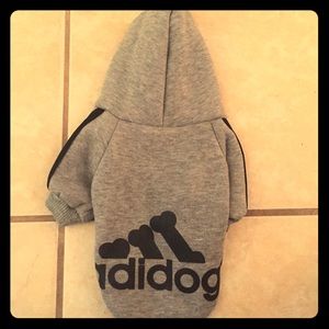Brand new! XS Adidog hoodie